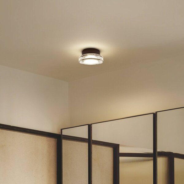 MARSET Applique da esterni a LED Roc, dimmerabile, Nero, Alluminio, Design, Applique LED da esterni