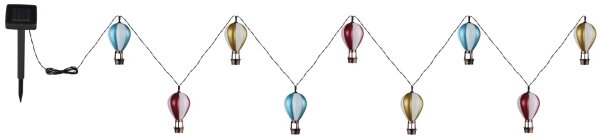 Globo 36139-9 - Catena LED solare 9xLED/0,06W/3V 390 cm IP44