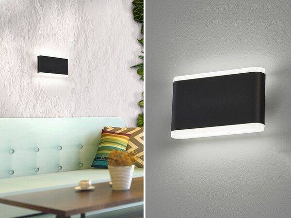 Fischer & Honsel 30559 Scounce Applique in metallo nero sabbia LED