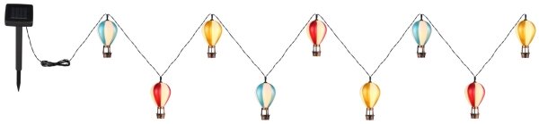 Globo 36139-9 - Catena LED solare 9xLED/0,06W/3V 390 cm IP44