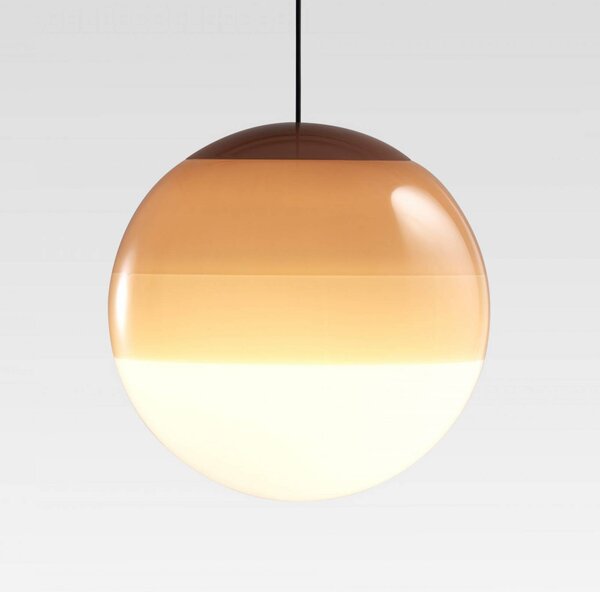 MARSET Lampada a sospensione Dipping Light, dimmerabile, Crema / Ambra, Soggiorno / Sala da pranzo, Vetro, Design, Lampada a sospensione