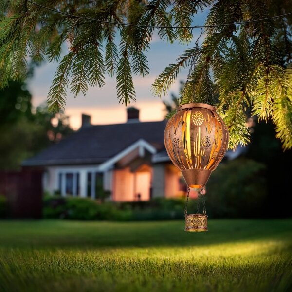 Globo 36140 - LED Ciondolo decorazione solare 12xLED/0,02W/3V IP44 pallone volante