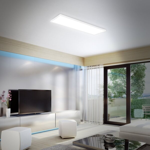 Briloner 7404-016 - Pannello LED RGBW dimmerabile a montaggio superficiale LED/22W/230V 4000K + telecomando