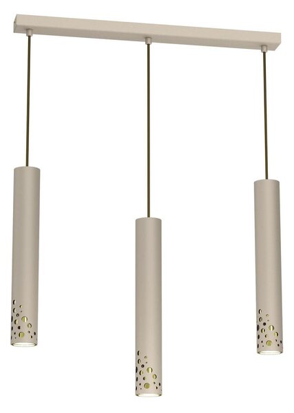 Lampadario a cavo ALTRO 3xGU10/8W/230V beige