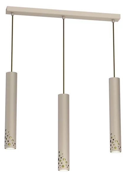 Lampadario a cavo ALTRO 3xGU10/8W/230V beige