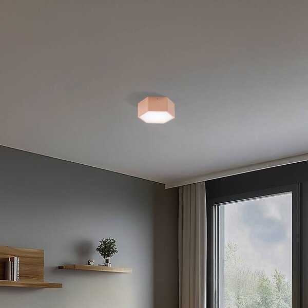 Plafoniera a LED Libre Argon, Marrone / Ruggine, Soggiorno / Sala da pranzo, Metallo, Plafoniera LED