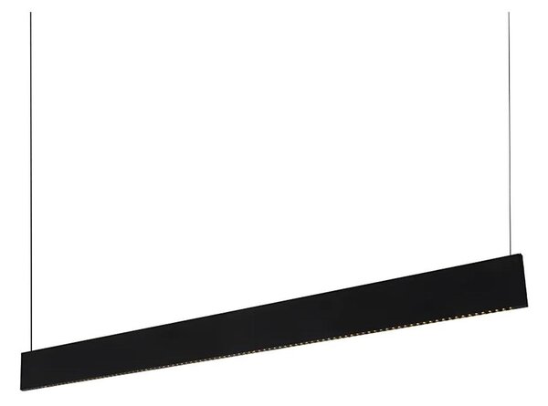 Ideal Lux - Lampadario LED a sospensione con cavo STEEL LED/24W/230V 3000K CRI 90 120 cm nero