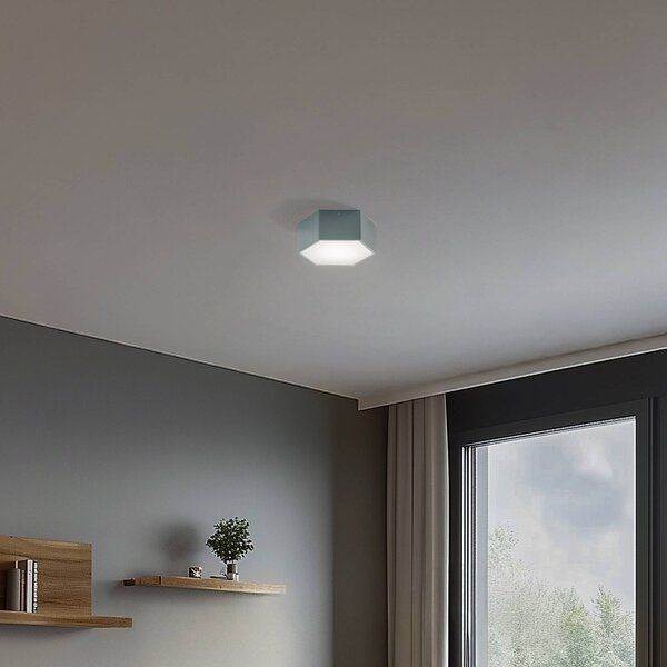 Plafoniera a LED Libre Argon, Verde, Soggiorno / Sala da pranzo, Metallo, Plafoniera LED