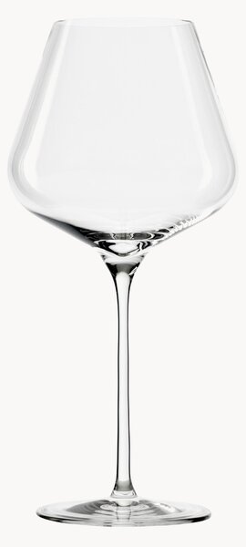 Set di 6 bicchieri da vino rosso in cristallo Quadrophil