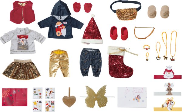 ZAPF 832844 Calendario dell'Avvento BABY born
