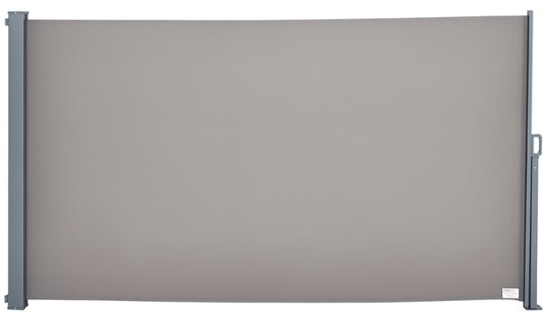 Outsunny Tenda da Sole Laterale e Avvolgibile (3x1.6m) in Alluminio e Poliestere Imperemabile Anti-UV, per Vento/Privacy|Aosom