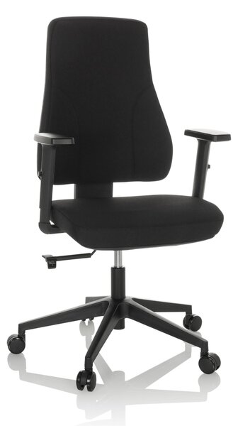 Sedia da ufficio, girevole, MATHES nero