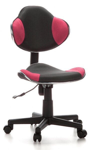 Hjh OFFICE sedia girevole per bambini KIDDY GTI-2 sedia da scrivania per bambini regolabile in altezza senza braccioli in tessuto