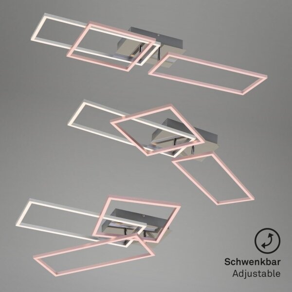 Briloner - Lampadario a plafone LED dimmerabile FRAME LED/44W/230V