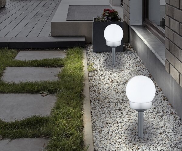 Globo 33770-3 - SET 3x Lampada LED solare SOLAR LED/0,06W/3V diametro 10 cm IP44