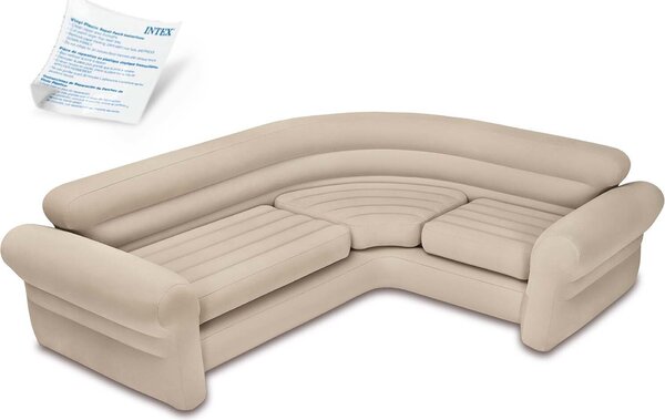 Divano angolare gonfiabile 257 x 203 x 76 cm INTEX 68575