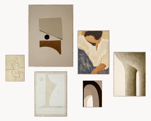Set 6 poster con cornice Artwall No. 35