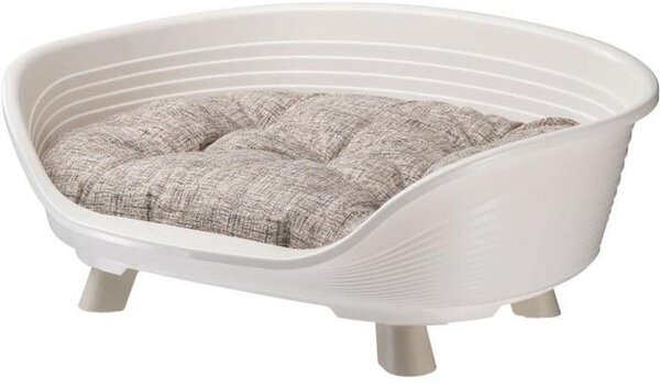 Cestino - FERPLAST - THRONE 6 - Con cuscino relax - Bianco