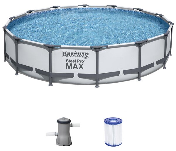 Piscina Tonda con struttura Steel Pro MAX 427x84 cm Bestway 56595