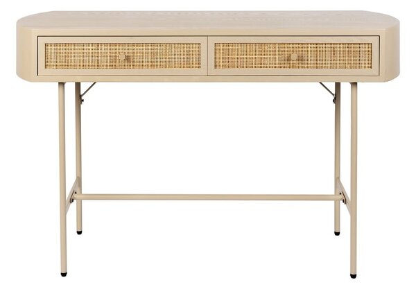 Tavolo consolle beige 40x120 cm Amaya – White Label