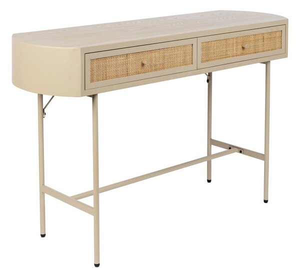Tavolo consolle beige 40x120 cm Amaya – White Label