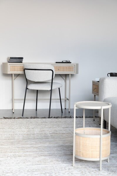 Tavolo consolle beige 40x120 cm Amaya – White Label