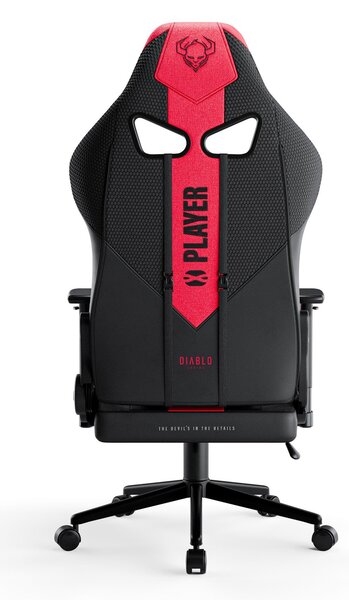 Sedia In Tessuto Diablo X-Player 2.0 Small: Cremisi Antracite