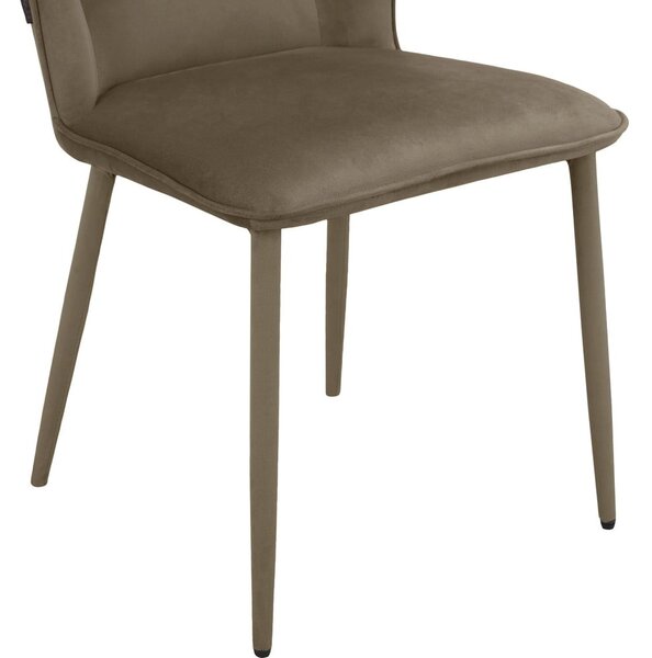 Set di sedie da pranzo in velluto marrone 2 pz Wilma - Støraa