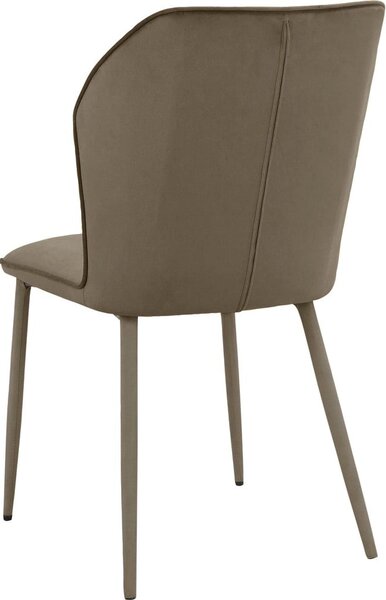 Set di sedie da pranzo in velluto marrone 2 pz Wilma - Støraa
