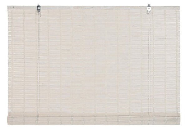 Store a rullo DKD Home Decor Verniciato Bianco Bambù (90 x 2 x 175 cm)