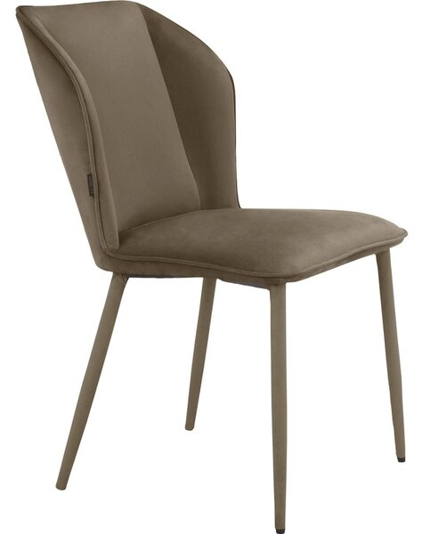Set di sedie da pranzo in velluto marrone 2 pz Wilma - Støraa