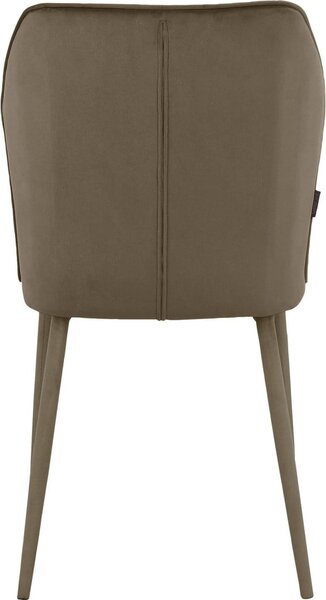 Set di sedie da pranzo in velluto marrone 2 pz Wilma - Støraa