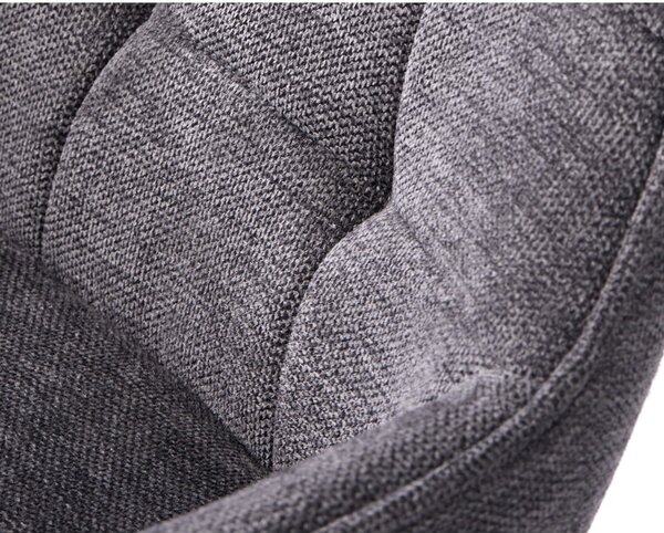Sgabello da bar grigio scuro con altezza regolabile Nolan - Unique Furniture