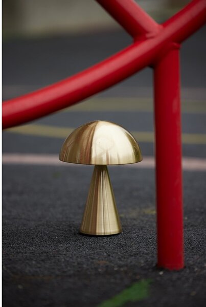 Lampada da tavolo a LED dimmerabile in oro (altezza 20 cm) Mush - Hübsch
