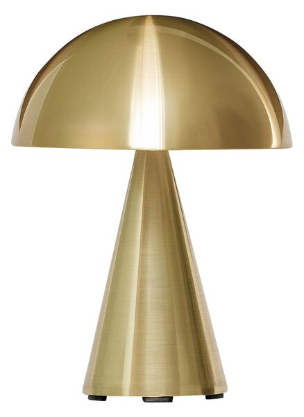 Lampada da tavolo a LED dimmerabile in oro (altezza 20 cm) Mush - Hübsch