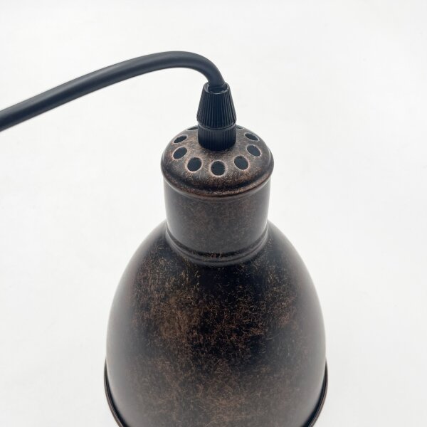 Brilagi - Lampadario LED a sospensione su cavo RIDDY 3xE27/60W/230V rame/patina