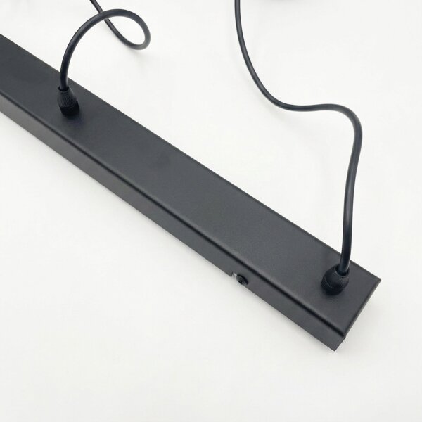 Brilagi - Lampadario LED a sospensione su cavo RIDDY 4xE27/60W/230V nero