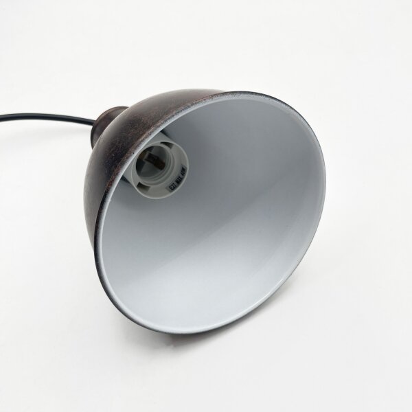 Brilagi - Lampadario LED sospeso su cavo RIDDY 4xE27/60W/230V rame/patina