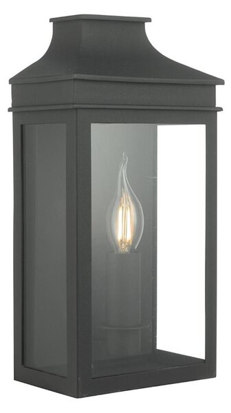 Där Lighting VAP5222 - Lampada da parete per esterni VAPOUR 1xE14/60W/230V IP44 nera