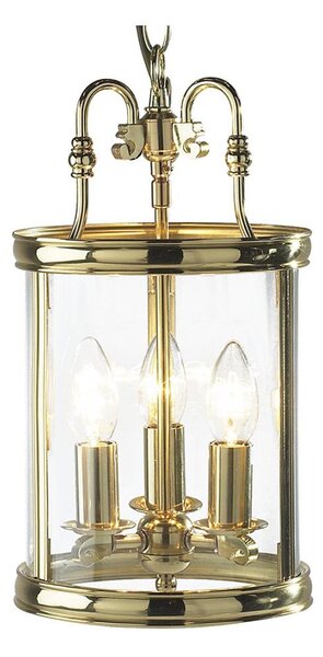 Där Lighting LAM0340 - Lampadario a catena LAMBETH 3xE14/60W/230V ottone