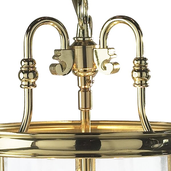 Där Lighting LAM0340 - Lampadario a catena LAMBETH 3xE14/60W/230V ottone
