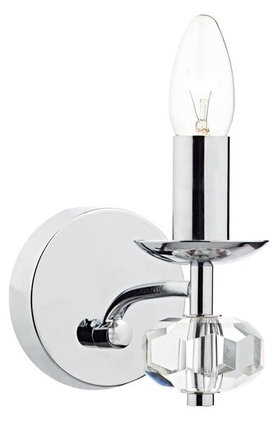 Där Lighting OLE0750 - Lampada da parete OLEANA 1xE14/40W/230V cromo lucido