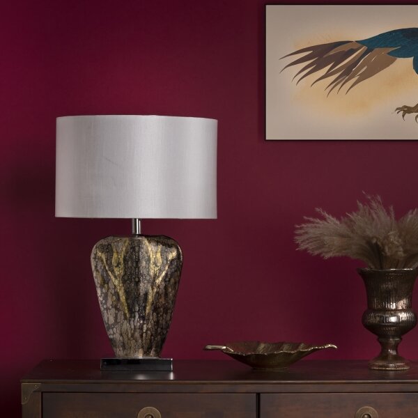 Där Lighting SYR4235 - Lampada da tavolo SYRACUSE 1xE27/60W/230V
