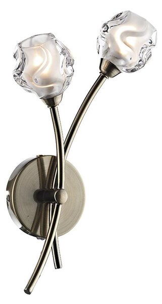 Där Lighting SEA0975 - Applique da parete SEATTLE 2xG9/40W/230V in ottone