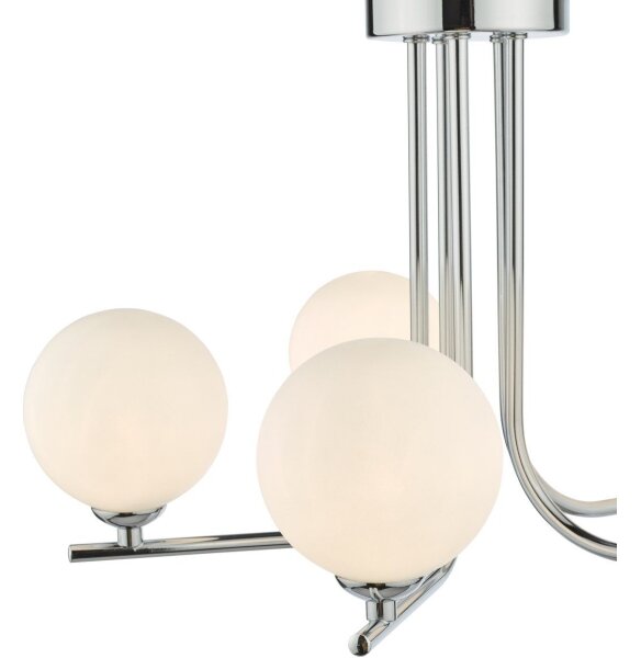 Där Lighting CRA5450-02 - Lampadario a stelo CRADLE 5xG9/25W/230V cromo lucido