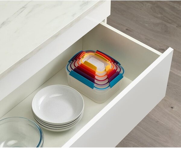 Set compatto di 5 contenitori Lock Nest - Joseph Joseph