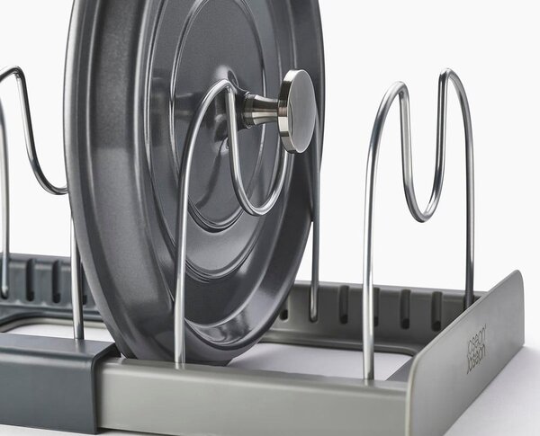 Organizer grigio per coperchi o pentole - Joseph Joseph
