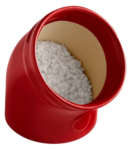 Scatola del sale in ceramica rossa - Emile Henry