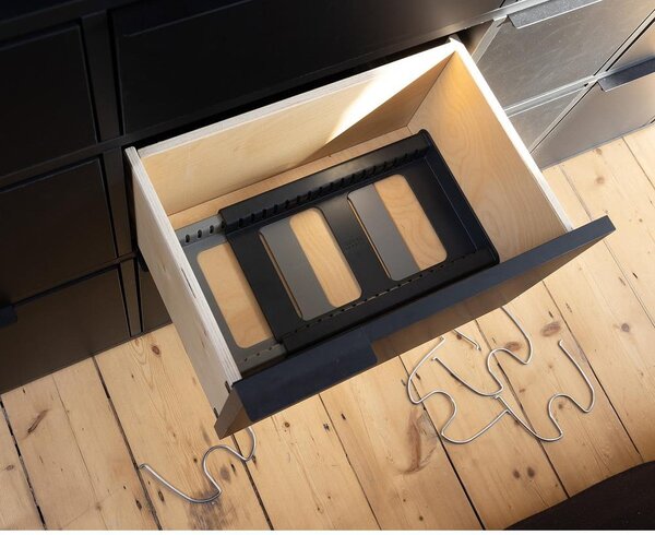 Organizer grigio per coperchi o pentole - Joseph Joseph