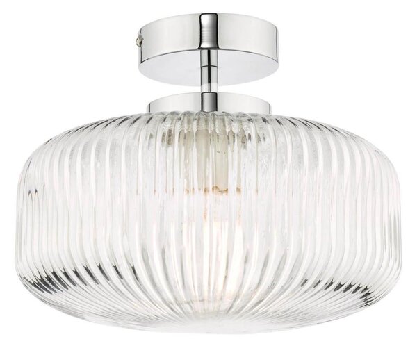 Där Lighting RIV5208 - Plafoniera da bagno RIVA 1xE27/60W/230V IP44 cromo